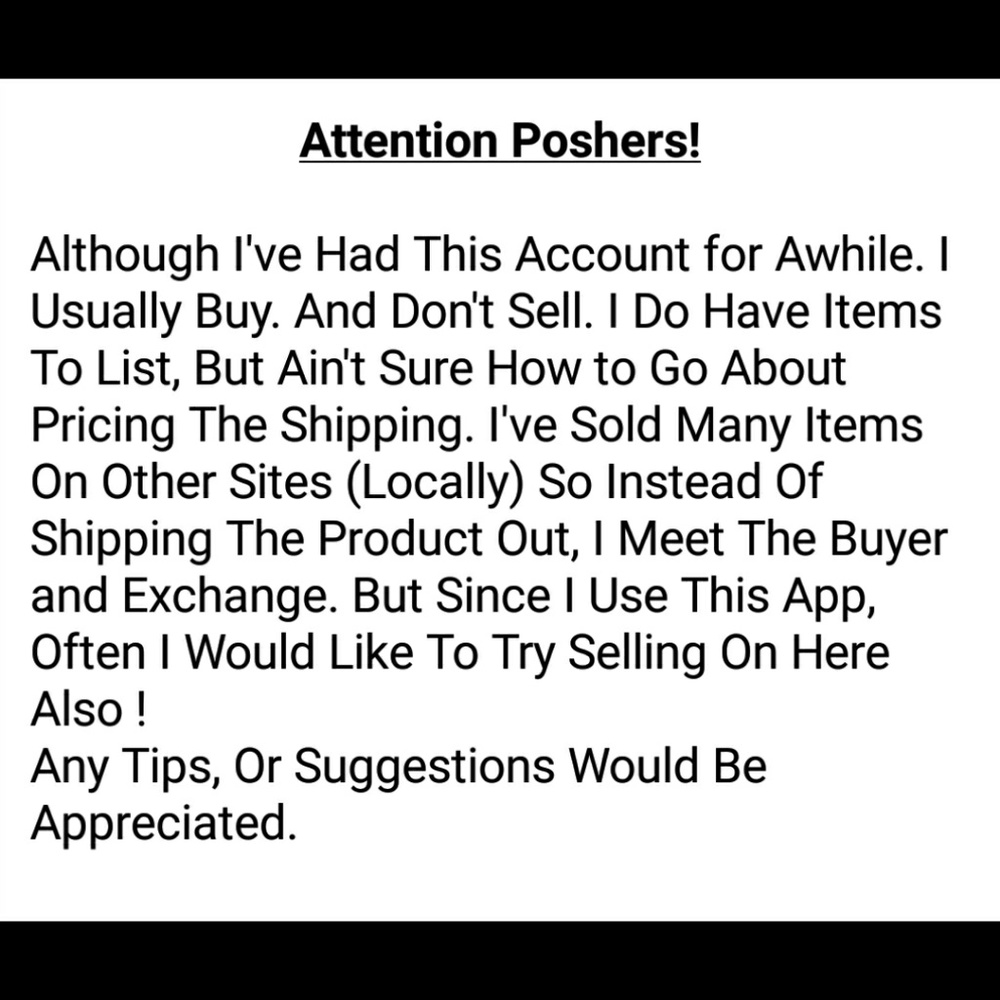 Suggestions